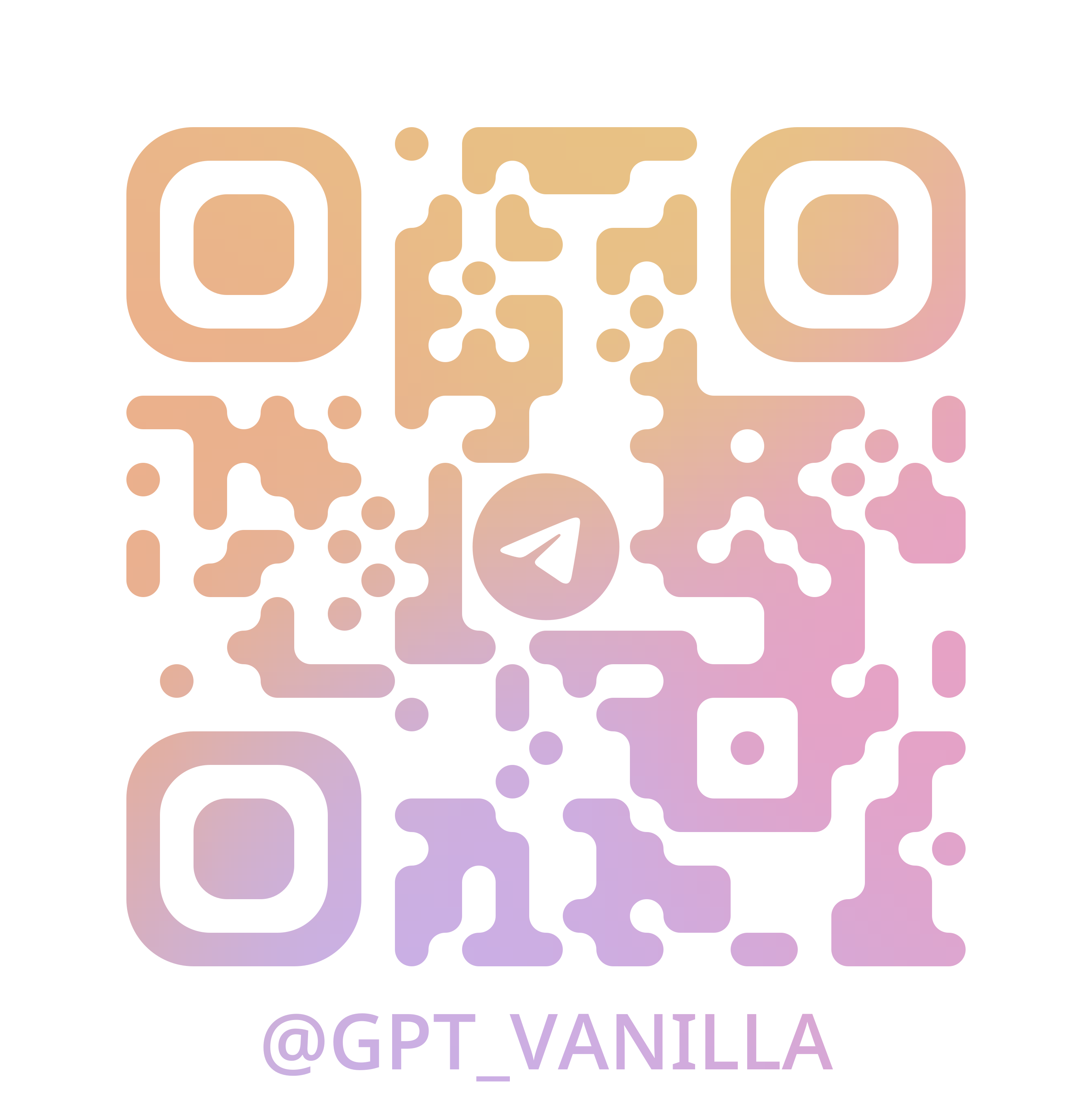 QR код для Telegram